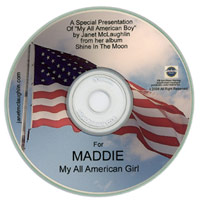 Personalized CD of All American Girl
